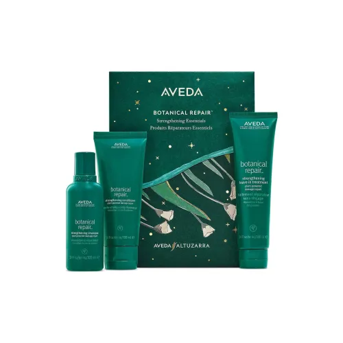 Aveda 2024 Рождество Ограниченный набор Shampoo Conditioner с экстрактом растений травяной восстанавливающий контроль пушистости 100 мл + 100 мл + 100 мл