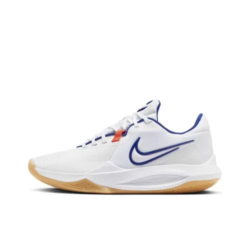 Nike Precision 6 Low Топ Баскетбольные кроссовки Мужской Белый
