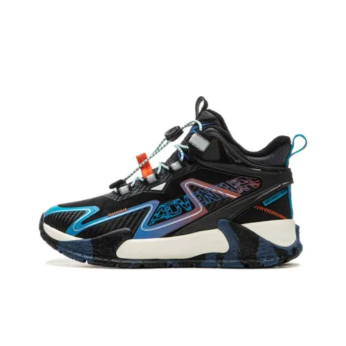 LINING YOUNG Детская повседневная обувь Высокий топ Черный Школьный возраст