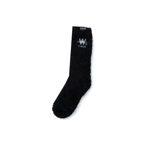 Yohji Yamamoto GELATO PIQUE Co Branded Модель 1 шт Черный Унисекс MID Носки до икры