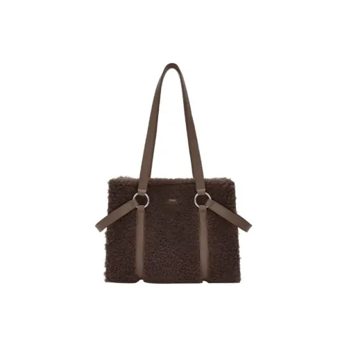 ZESH Turkey Sheepskin Tote Bag Shoulder Bag Medium Women's Multicolor ZESH Турция Овечья шерсть Сумка-тоут Сумка через плечо Средняя Женская Многоцветная