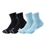 Черный + Синий Подростковые Спортивные Носки [2 упаковки]