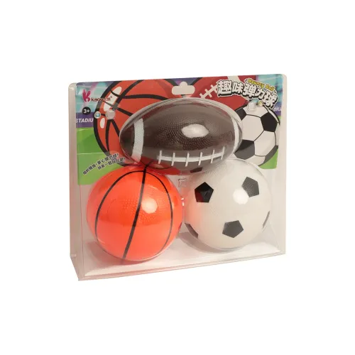 KAQU K Веселье Bouncy Шар Футбол Баскетбол Регби Тренировочный Набор Игрушки