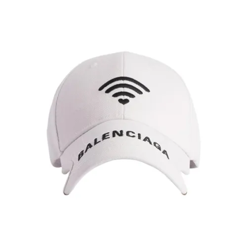 Balenciaga Хлопковые кепки Мужские Белые