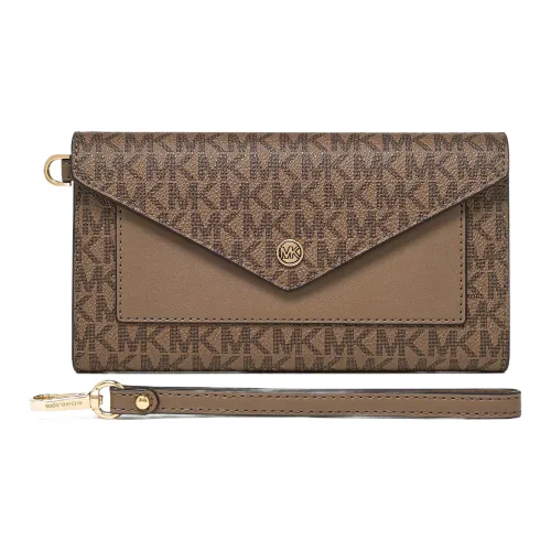 MICHAEL KORS Кошелек из искусственной кожи большой женский цвет тауповый