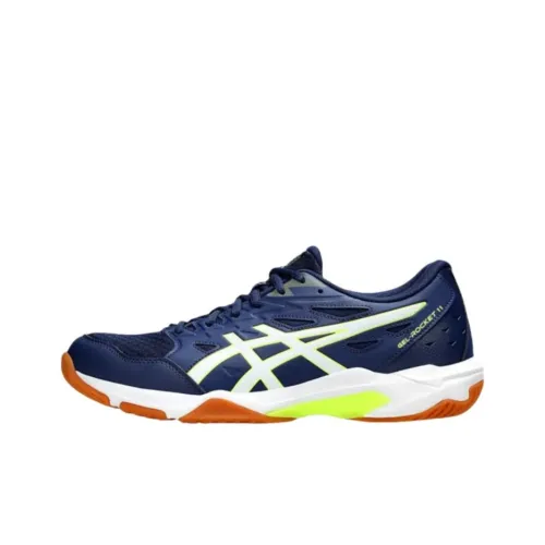 Asics Gel Rocket 11 Low Top Тренировочные Кроссовки Мужские Синие