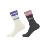 Имитация двухслойности, йога, носки, 2 упаковки (белый + серый)