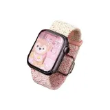 Сияющий Звездный & Звездный Розовый Цвет - Магнитная Застежка - Две Секции - Вязаная Ткань - Нейлоновый Ремешок