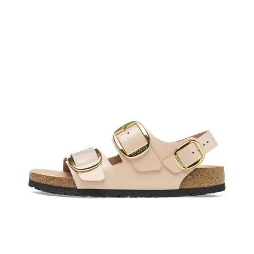 Birkenstock Milano Big Buckle Пляжные сандалии Женские Бежево-розовый Стандартный