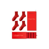 Носки Crew, упаковка из 4 штук, красного цвета