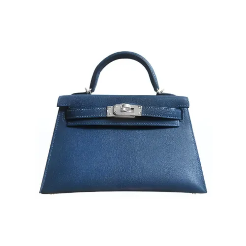 HERMES Mini Kelly 2nd Generation Chamkila шевро Сумка Kelly Сумка через плечо Мини Сумка Женская