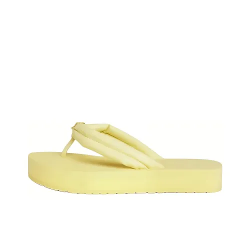 CALVIN KLEIN Шлепанцы Женские Желтые