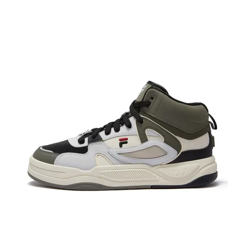 FILA FUSION BANK II Высокие Кроссовки для скейтбординга Мужские Серый Коричневый