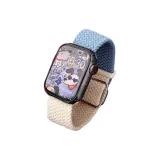 Скала Синий Зеленый Звездный Небесный-Магнитная Застежка Дву-Компонентный Вязаная Ткань Нейлоновый Ремешок