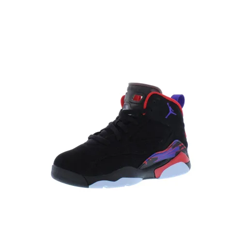 Jordan MVP Slip-resistant Abrasion-resistant MID Топ Детские баскетбольные кроссовки Черный для детей 3-7 лет