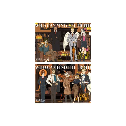 1031 WANSHENGJIE Mysterious Detective Collection Л-образный папка Комплект мерч по IP