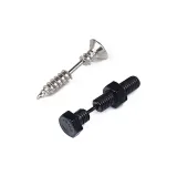 Чёрный + Серебряный Комбинация с Шайбами