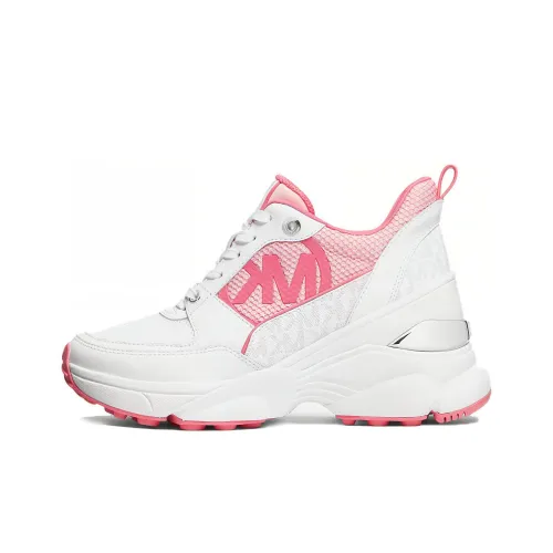 MICHAEL KORS Mickey Низкие Кроссовки Спортивные Женские Белые Розовые