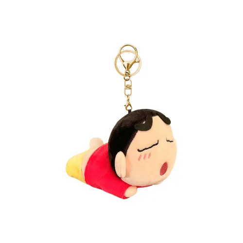 Crooked Melon Production X Crayon Shinchan Разборка Плюшевый Брелок Милый Креативный Брелок с Подвеской на Ключи с Темой Аниме