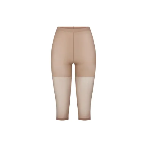 SKIMS FW24 HOSIERY Формирование Capri Tights Корректирующее белье Низ Женские Глина Глина