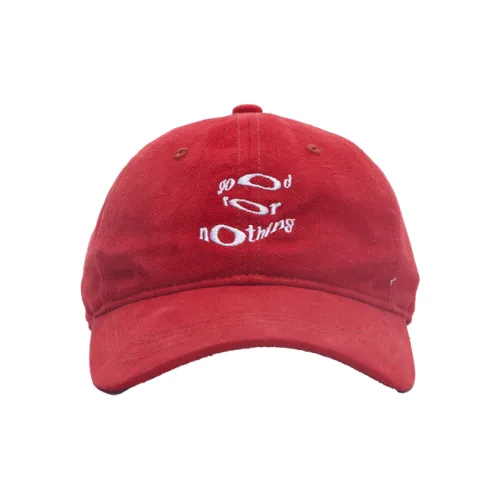 GOOD FOR NOTHING Брушированный Pure Cotton Кепки Унисекс Красный