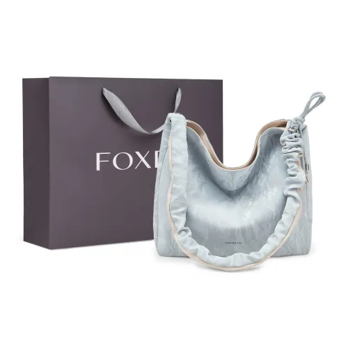 FOXER Сумка Tote из синтетической кожи сумка через плечо стандартная женская абрикос синий