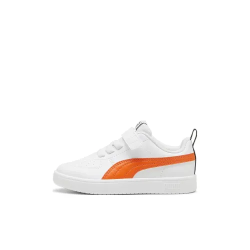 PUMA Rickie Anti KICK Амортизация Низкий Топ Детские Скейтбординг Белый Детский