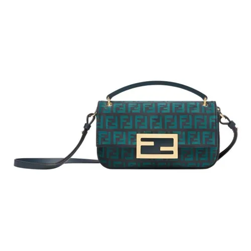 FENDI Baguette Вискоза и Хлопок Одно плечо Через плечо Чехол для телефона Женский Многоцветный