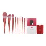9 шт. Малиновый Набор Щеток Ведрообразной Формы (Подарочная коробка)