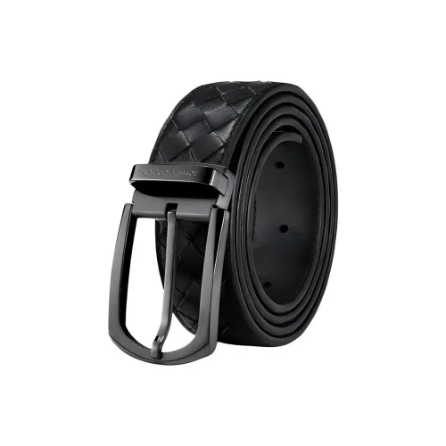 Roberta Di Camerino Ремни из коровьей кожи Мужской Черный 3,4CM