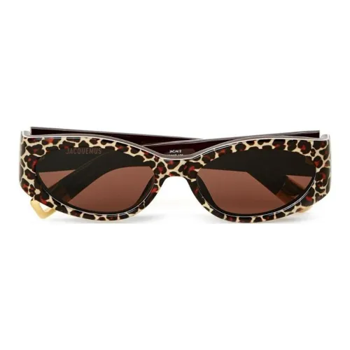 Jacquemus Ацетат Квадратные Солнцезащитные Очки Женские Умбра