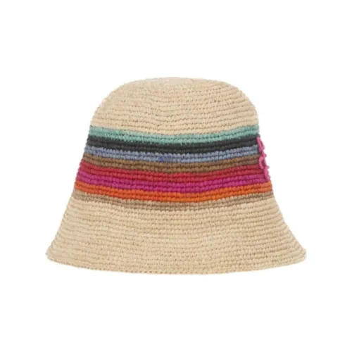 RUSLAN BAGINSKIY Шляпы ведра из соломенной плетени Женские Многоцветные