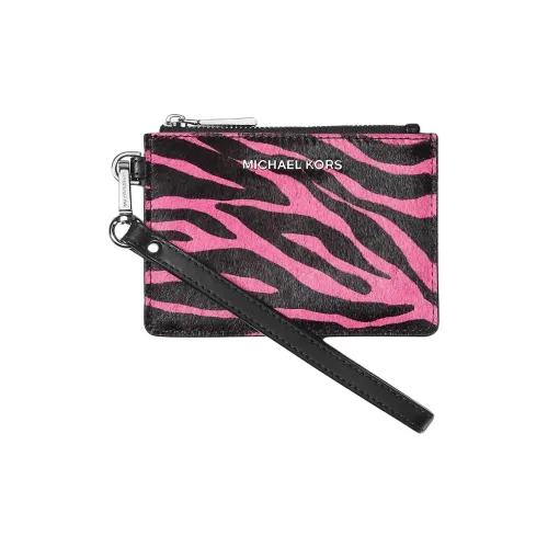 MICHAEL KORS Jet Set Телячья кожа Монета Кошелек Женские Вишня Многоцветный