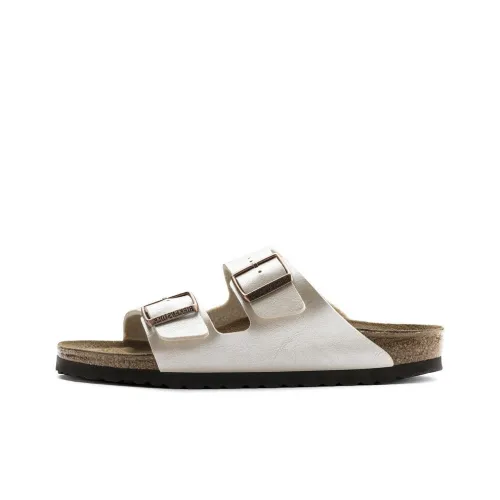 Birkenstock Arizona Series EVA противоскользящие слипоны женские цвет жемчужно-белый узкий дизайн