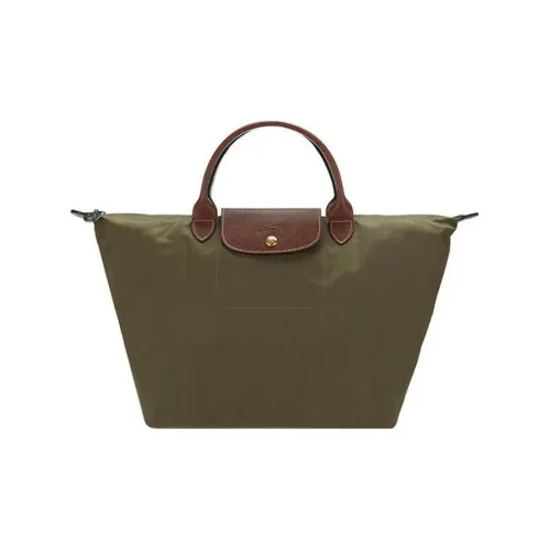 LONGCHAMP Le Pliage Ткань Пельмени Дорожная Сумка Сумка Большая Женская Хаки Зеленая
