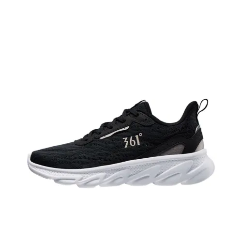 361° Дышащий и Легкий Низкий Топ Беговые Кроссовки Женские Черный Розовый
