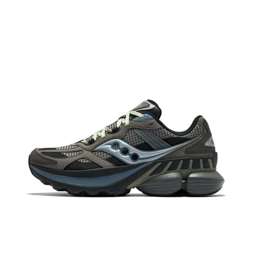 Saucony GRID NXT Беговые кроссовки Низкий топ Коричневый Серебряный Унисекс