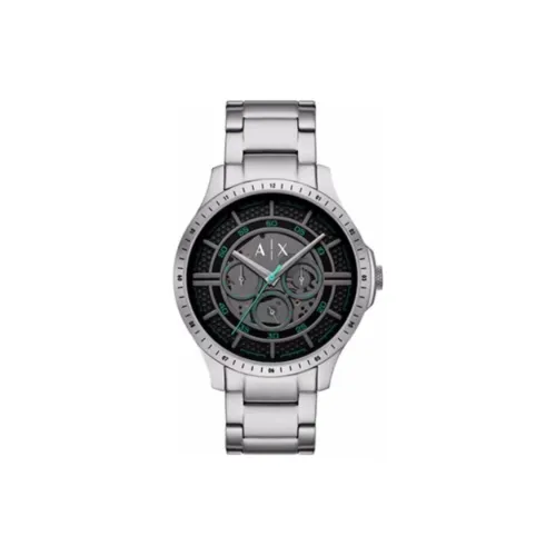 ARMANI EXCHANGEAE Наручные часы Кварцевый механизм 46 мм Черный циферблат Мужские часы