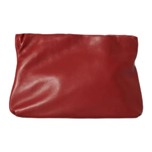 THE ROW Lambskin One Shoulder Crossbody Clutch Women's MILLET Barn Red THE ROW Овечья шкура Одно плечо Через плечо Клатч Женские MILLET Barn Красный