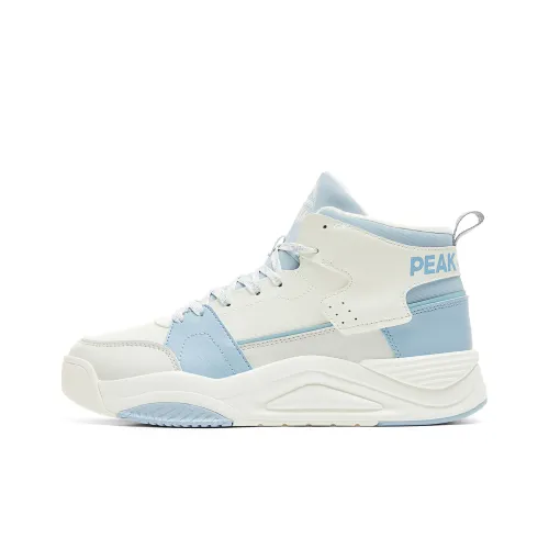 PEAK Casual High Top Super Light Белый Синий Мужской