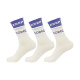 Имитация двухслойности, йога, носки, 3 упаковки (белый + белый + белый)