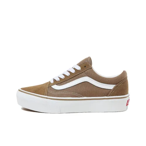 Vans Old Skool Collection Низкие Кроссовки для Скейтбординга Женские Коричневые
