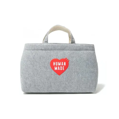 HUMAN MADE Felt Tote Bag Shopping Bag Large Unisex Gray HUMAN MADE Войлок Тоут Сумка Сумка для покупок Большая унисекс Серый