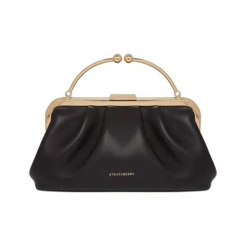 Strathberry Напп Кожа Сумка через плечо Сумка через плечо Женская Черная