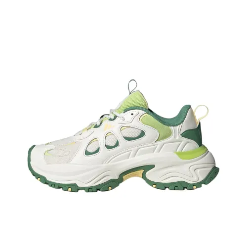 Adidas Амортизация Износостойкие Низкие Кеды Женские Белые Зеленые