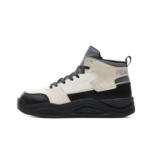 PEAK Амортизация Rebound Lightweight Anti Slip High Top Casual Men's Beige Yellow Black