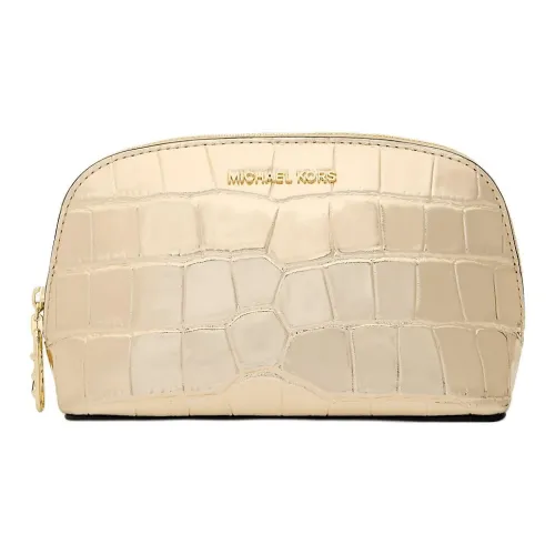 MICHAEL KORS Крокодиловый узор Тисненая кожа Клатч Маленький Женский Золотой