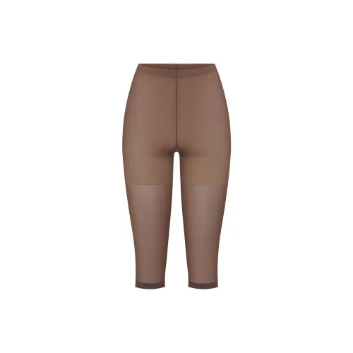SKIMS FW24 HOSIERY Формирование Capri Tights Корректирующее белье Низ Женские Яшма Яшма