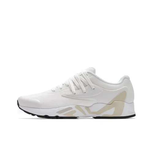 FILA Mind One Устойчивые к истиранию Низкие Беговые кроссовки Мужские Белый Средний Белый