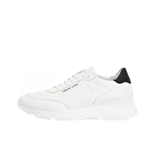 PHILIPP PLEIN Nappa Низкий Топ Стильный Скейтбординг Мужской Белый